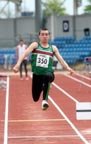 Alex Bellis (Sale) under-20s triple jump, Northern Championships, Sport City, Manchester